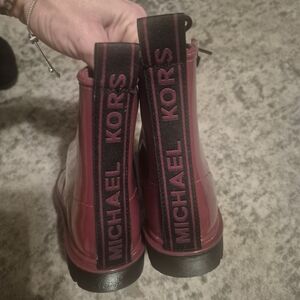 Michael Kors Red Boots
